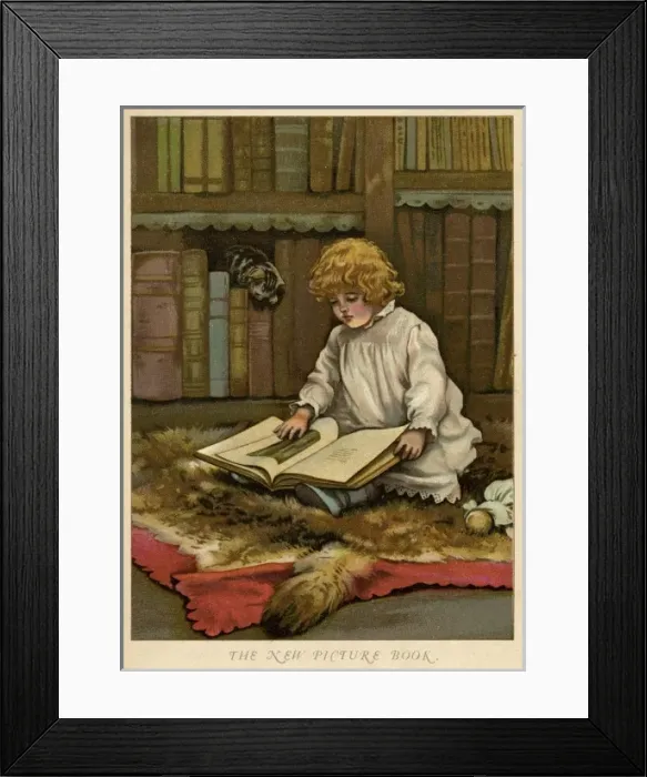 Framed Print : Book on a Rug Framed Print : Book on a Rug