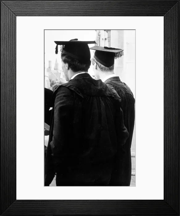Framed Print : Oxford Uni Students 1950 Framed Print : Oxford Uni Students 1950