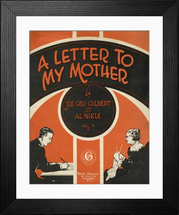 Framed Print : Letter to Mother Framed Print : Letter to Mother