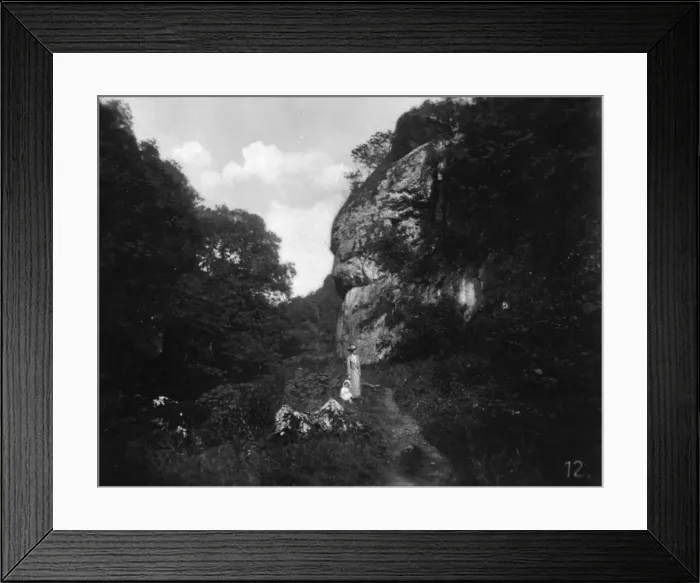 Framed Print : View of Dovedale, Derbyshire Framed Print : View of Dovedale, Derbyshire