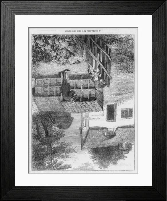 Framed Print : Cottagers Hives Framed Print : Cottagers Hives