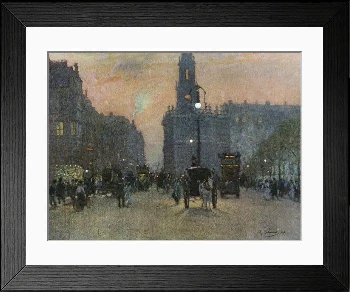 Framed Print : London / Strand / 1908 Framed Print : London / Strand / 1908