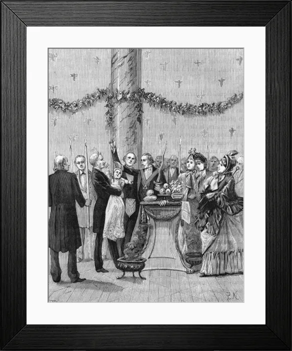 Framed Print : Baptism of Baby Mason Framed Print : Baptism of Baby Mason