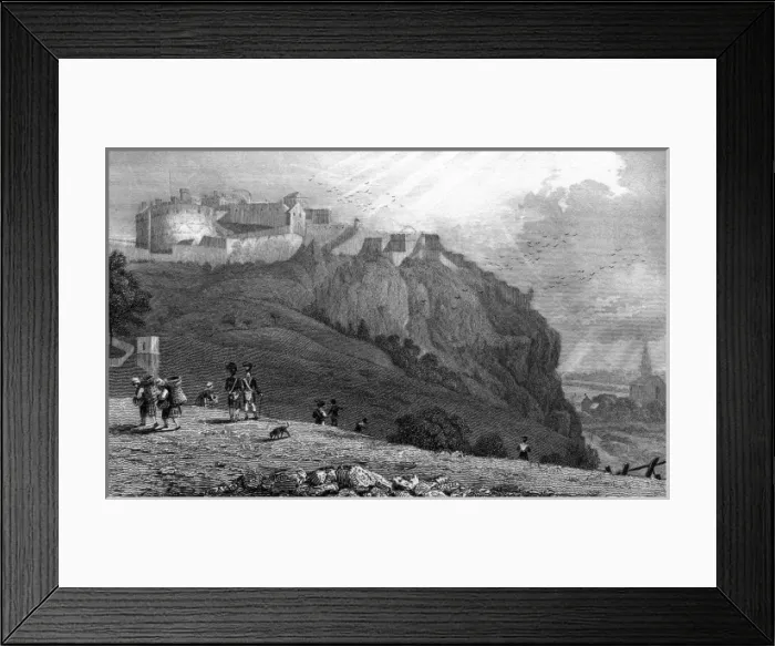 Framed Print : Edinburgh Castle / 1829 Framed Print : Edinburgh Castle / 1829
