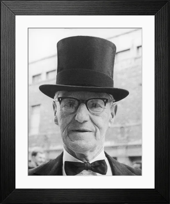 Framed Print : Top Hat & Tie / Grant Framed Print : Top Hat & Tie / Grant