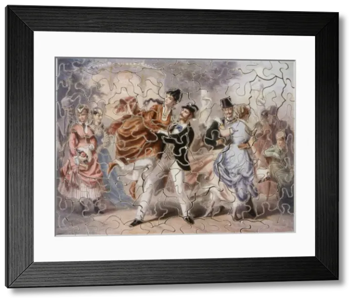 Framed Print : Victorian Puzzle Framed Print : Victorian Puzzle