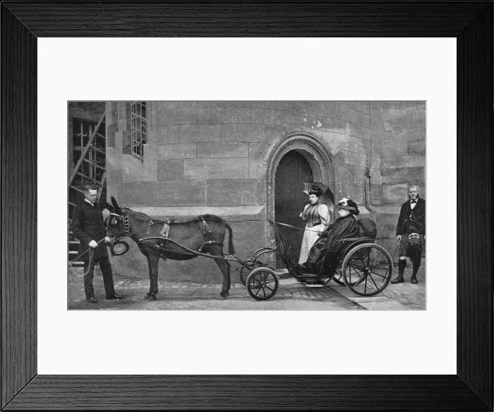 Framed Print : Victoria with John Brown Framed Print : Victoria with John Brown