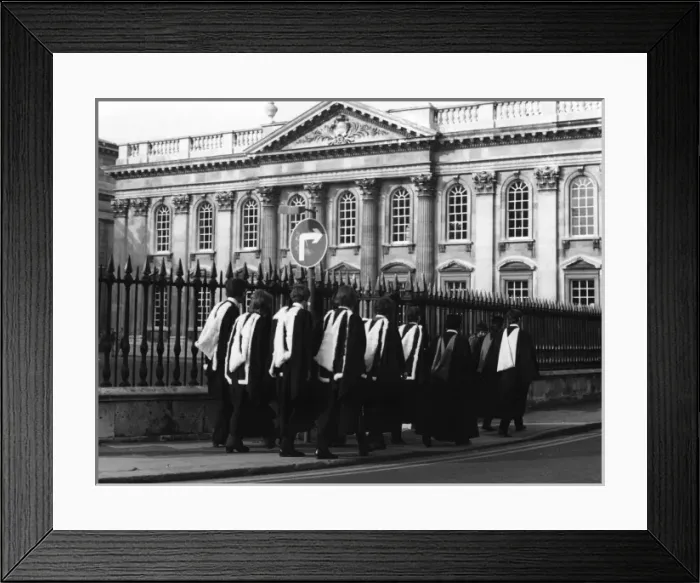 Framed Print : Cambridge Univ Graduates Framed Print : Cambridge Univ Graduates