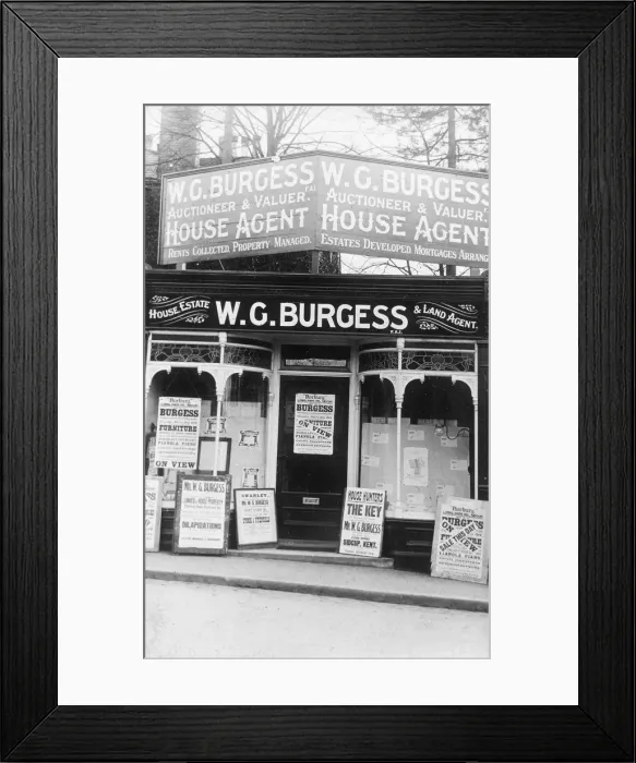 Framed Print : Estate Agent / Sidcup / Kent Framed Print : Estate Agent / Sidcup / Kent