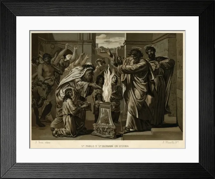 Framed Print : Paul and Barnabas Framed Print : Paul and Barnabas