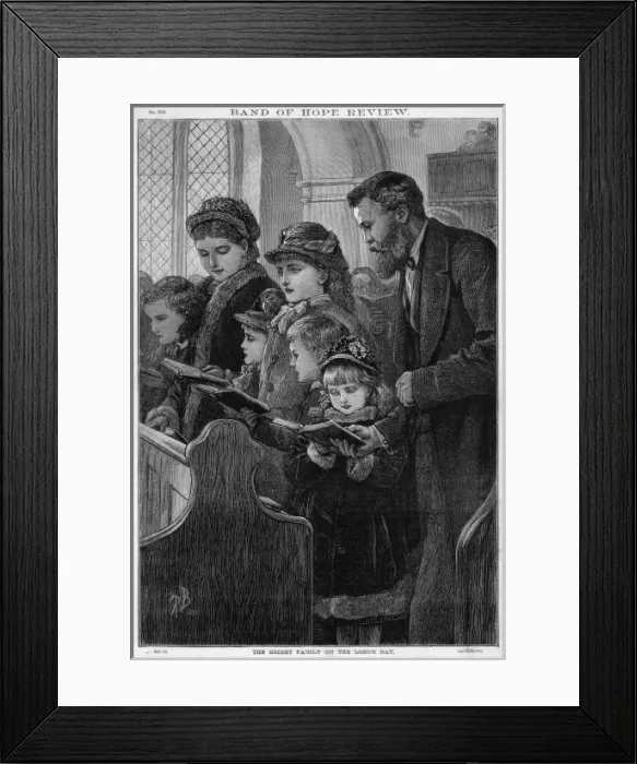 Framed Print : The Family Pew Framed Print : The Family Pew