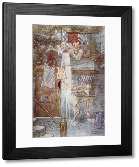 Framed Print : Pinocchio Watered Framed Print : Pinocchio Watered