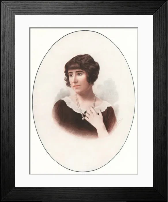 Framed Print : Elizabeth / 1923 Engaged Framed Print : Elizabeth / 1923 Engaged