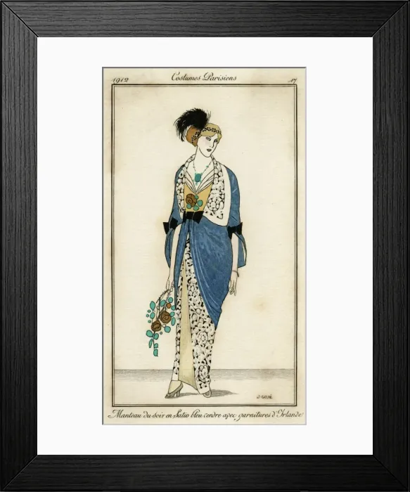 Framed Print : Evening Mantle 1912 Framed Print : Evening Mantle 1912
