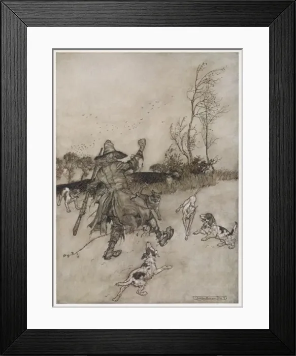 Framed Print : Irving  /  Rip Van Winkle