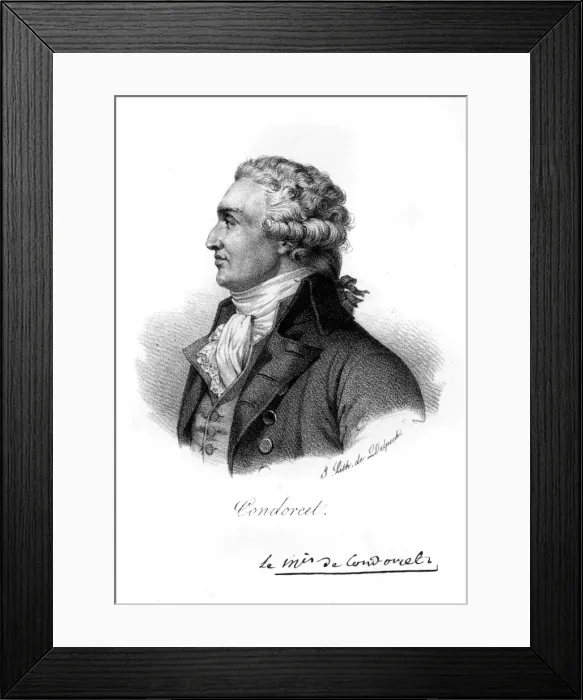 Framed Print : Condorcet (Delpech) Framed Print : Condorcet (Delpech)