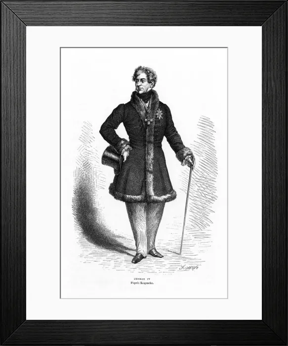 Framed Print : King George Iv / Keapsacke Framed Print : King George Iv / Keapsacke
