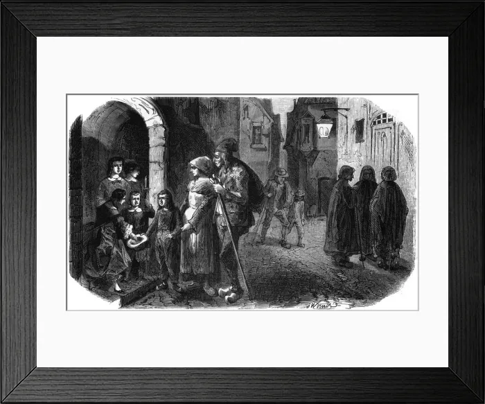 Framed Print : Breton Carol Singers Framed Print : Breton Carol Singers