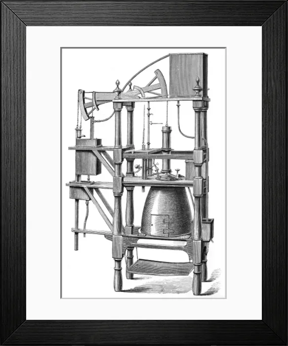 Framed Print : Newcomens Steam Engine Framed Print : Newcomens Steam Engine