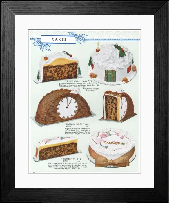 Framed Print : Party Cakes, 1937 Framed Print : Party Cakes, 1937