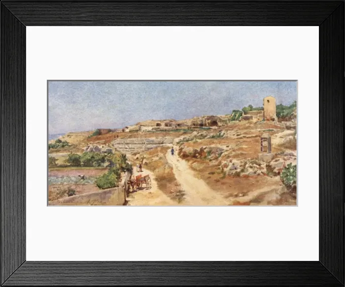 Framed Print : Sicily / Siragusa 1911 Framed Print : Sicily / Siragusa 1911