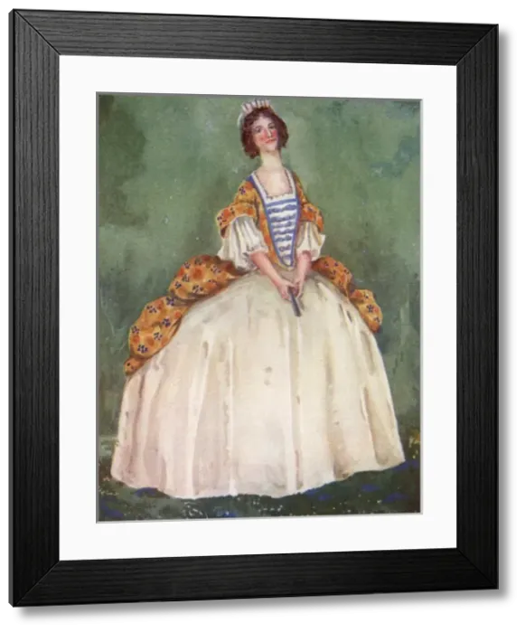 Framed Print : English Woman of 1710 Framed Print : English Woman of 1710