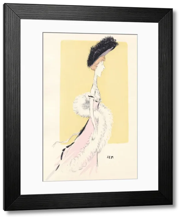 Framed Print : Costume / Sem 1901 Framed Print : Costume / Sem 1901