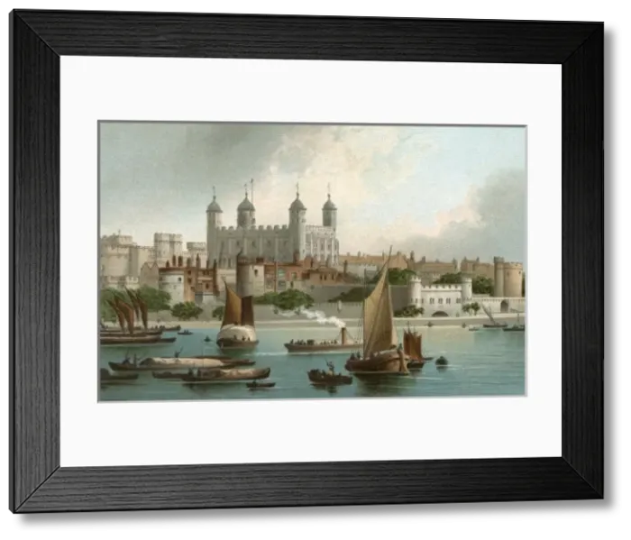 Framed Print : Tower of London / Chromo Framed Print : Tower of London / Chromo