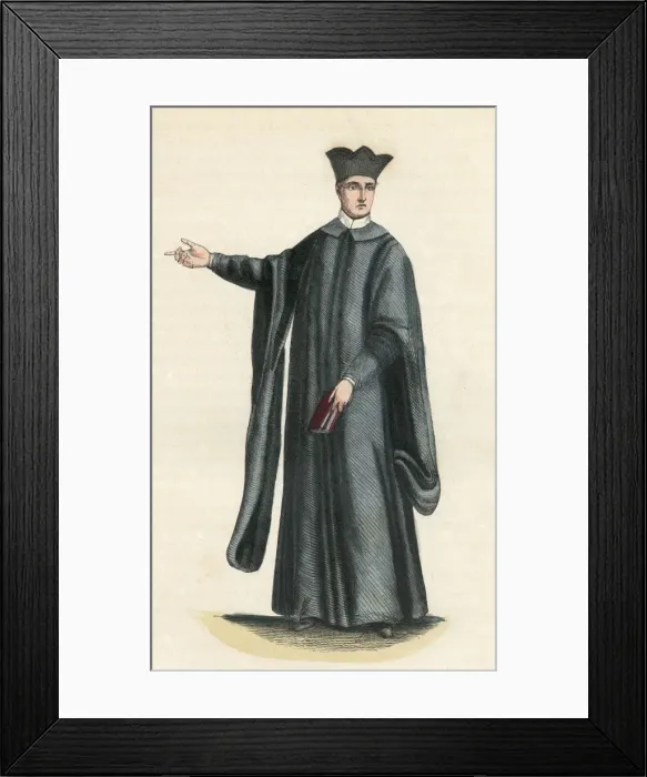 Framed Print : Priest of Oratory Framed Print : Priest of Oratory