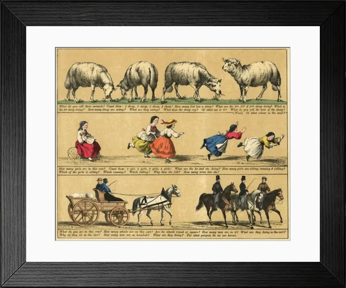 Framed Print : TEXTBOOK / 1880 / PLATE 2 Framed Print : TEXTBOOK / 1880 / PLATE 2