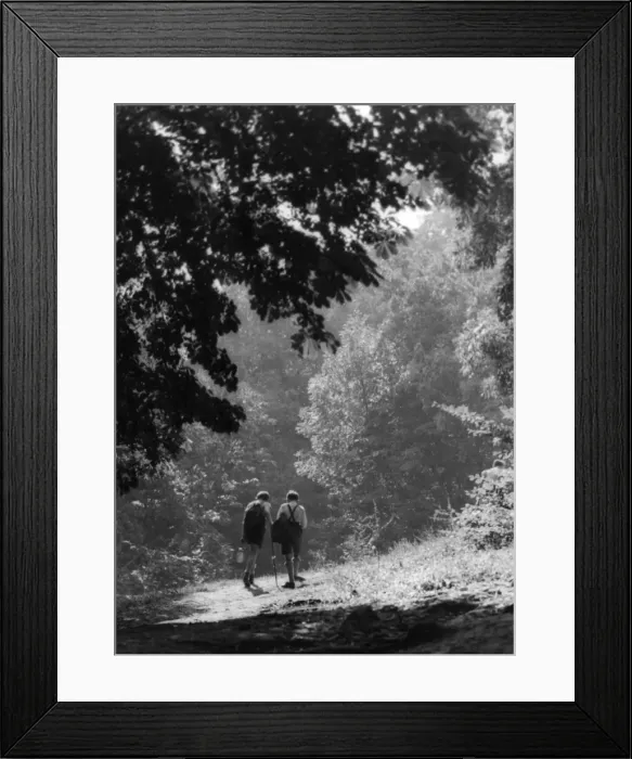 Framed Print : Boy & Girl Rambling Framed Print : Boy & Girl Rambling