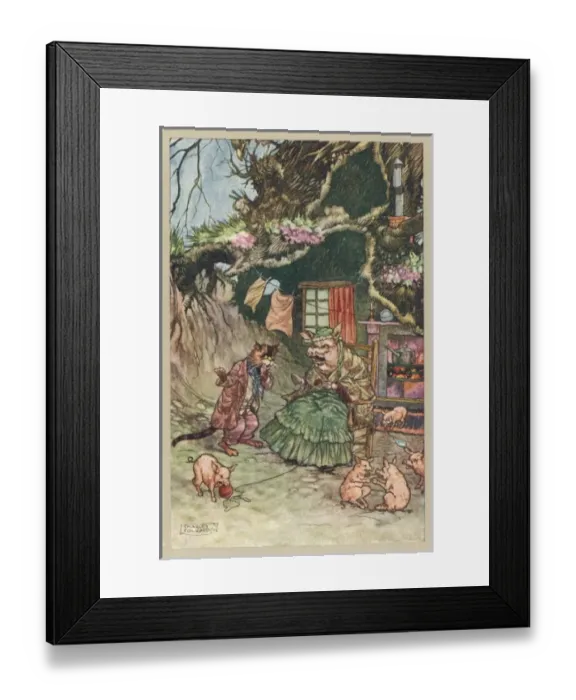 Framed Print : Eagle, Cat and Sow Framed Print : Eagle, Cat and Sow