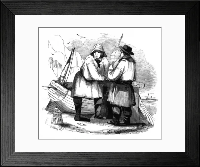 Framed Print : Fishermen on the Beach Framed Print : Fishermen on the Beach