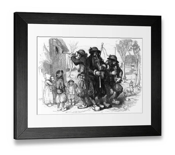 Framed Print : BRETON SONNEURS Framed Print : BRETON SONNEURS