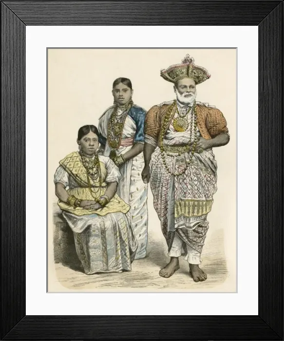 Framed Print : Racial / Sri Lanka 1880 Framed Print : Racial / Sri Lanka 1880