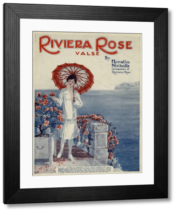 Framed Print : Woman / Riviera Rose 1926 Framed Print : Woman / Riviera Rose 1926