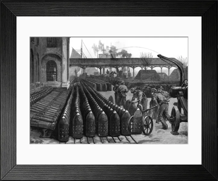 Framed Print : Shells for Guns Woolwich Framed Print : Shells for Guns Woolwich