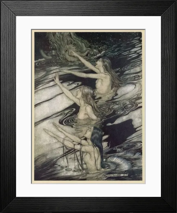 Framed Print : Rhinemaidens Warn s Framed Print : Rhinemaidens Warn s