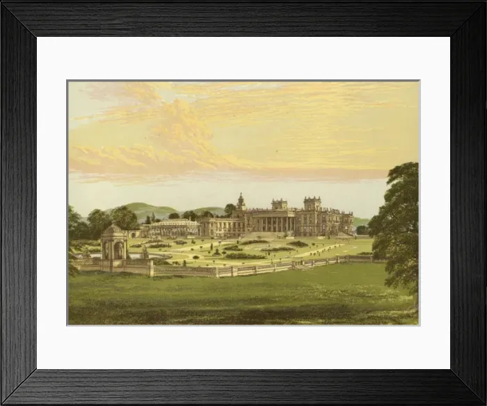 Framed Print : Whitley Court / Worcs 1879 Framed Print : Whitley Court / Worcs 1879