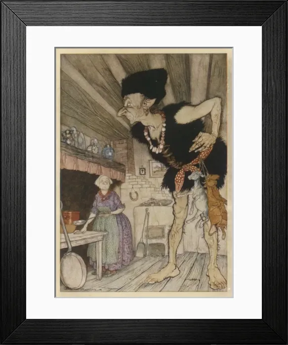 Framed Print : The Ogre and his Wife Framed Print : The Ogre and his Wife
