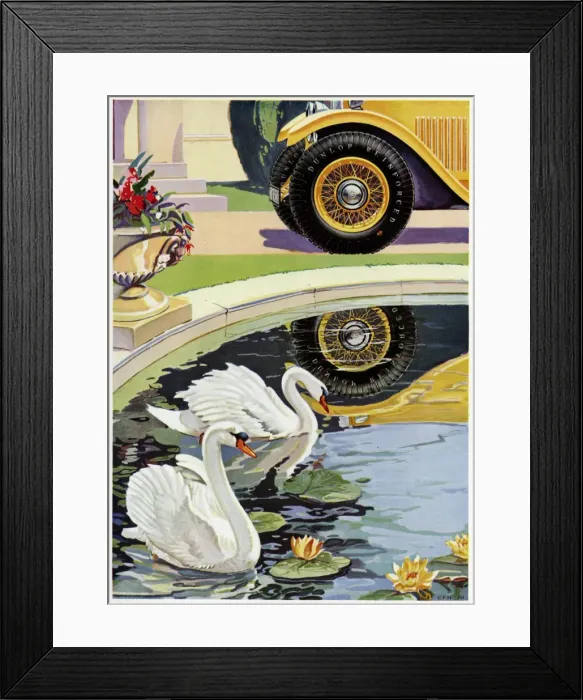 Framed Print : Advert for Dunlop tyres 1931 Framed Print : Advert for Dunlop tyres 1931