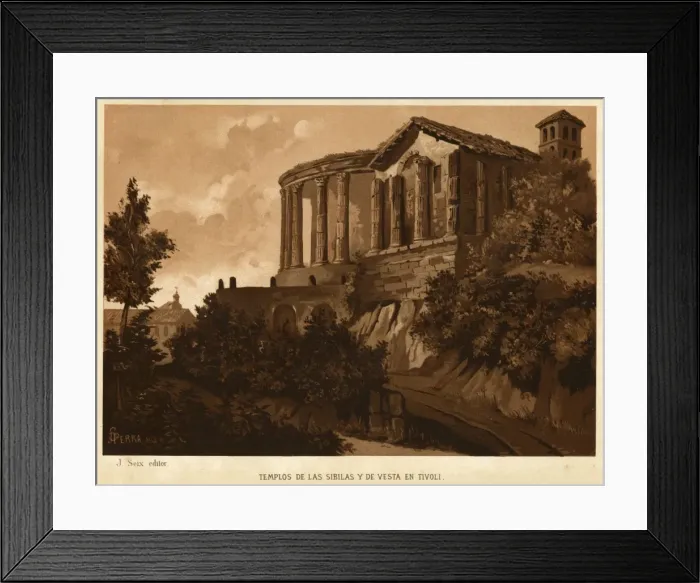 Framed Print : Rome / Temple of Vesta Framed Print : Rome / Temple of Vesta