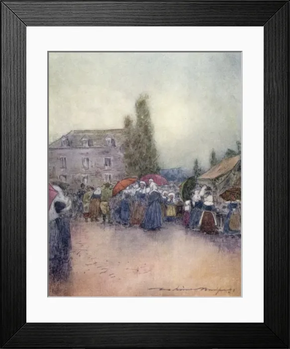 Framed Print : Breton Fair / In the Rain Framed Print : Breton Fair / In the Rain