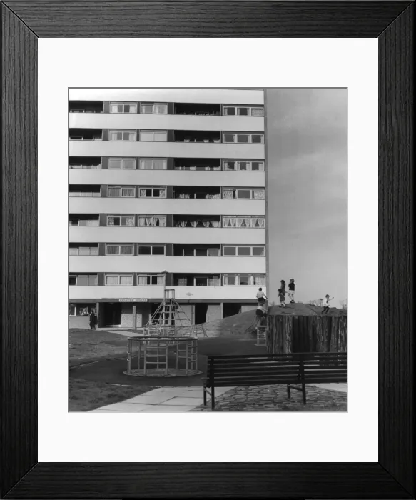 Framed Print : Flats in Birmingham Framed Print : Flats in Birmingham