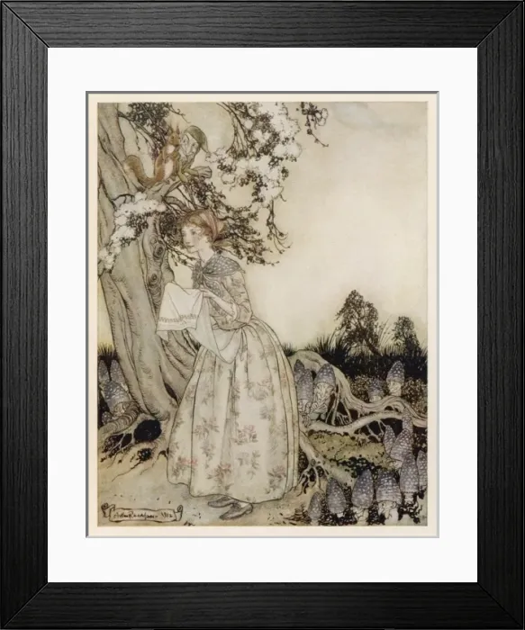 Framed Print : Washing in Dew Framed Print : Washing in Dew