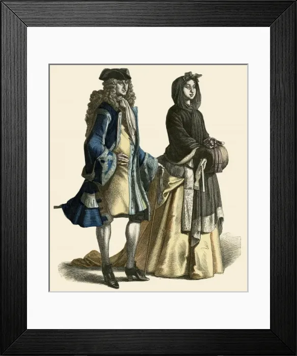 Framed Print : Wellborn German Couple Framed Print : Wellborn German Couple