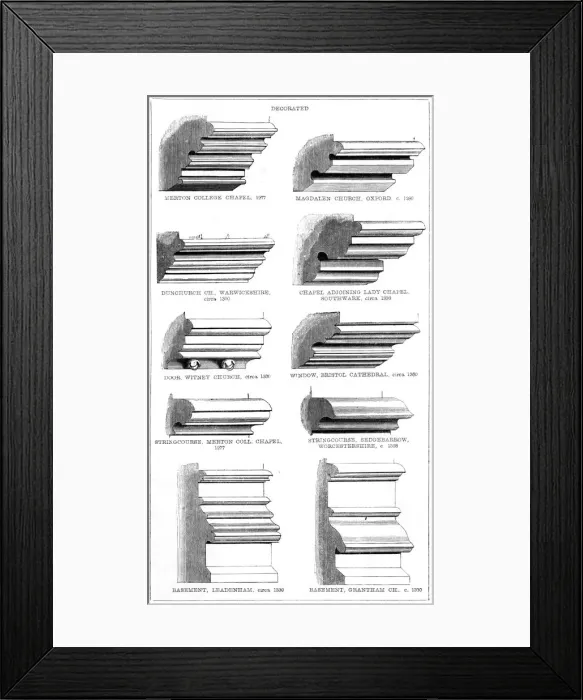 Framed Print : Moulding / Jewitt 59 Framed Print : Moulding / Jewitt 59