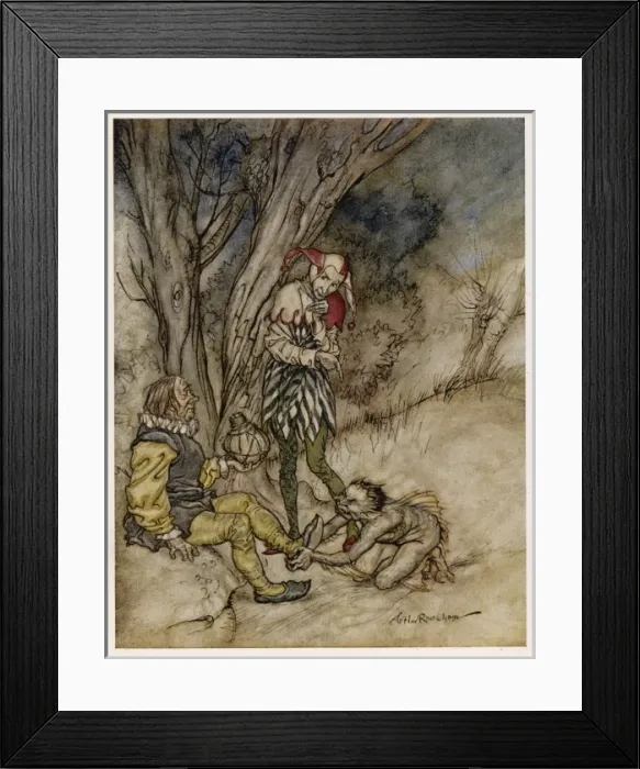 Framed Print : Tempest / Rackham / Act2Sce2 Framed Print : Tempest / Rackham / Act2Sce2