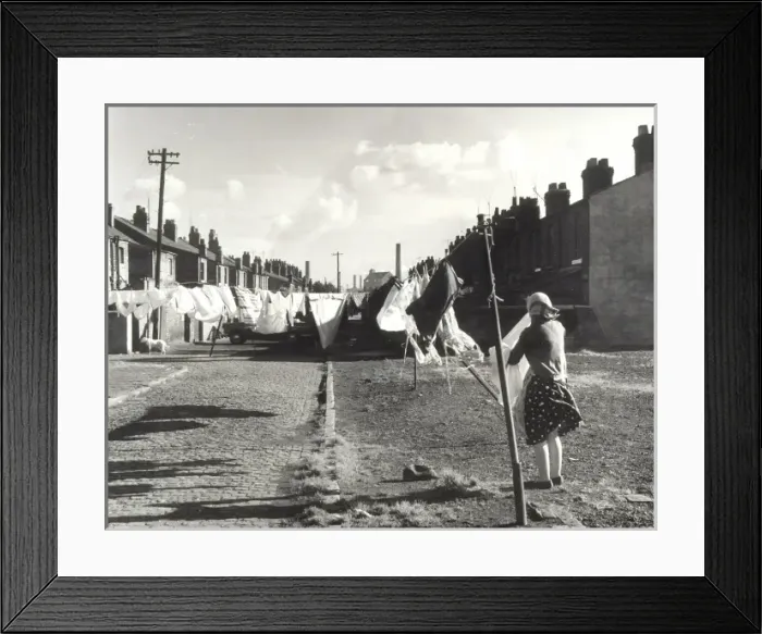 Framed Print : Suburban Clothes Line Framed Print : Suburban Clothes Line