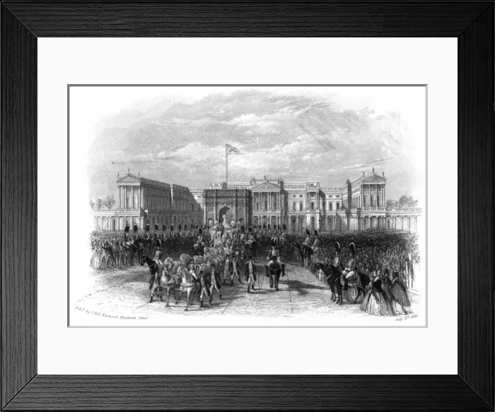 Framed Print : Buckingham Palace / 1841 Framed Print : Buckingham Palace / 1841